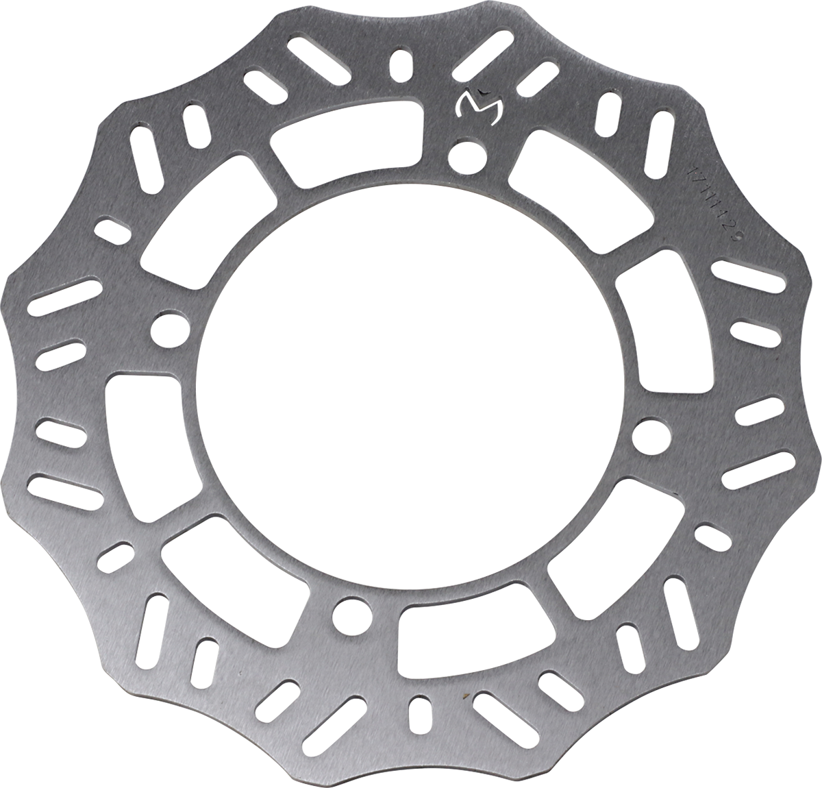 MOOSE Offroad rear rotor for Sherco motorcycle, part 1711-RR-SHER01, showing the black metal disc with mounting holes.