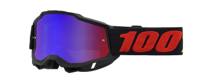100% Accuri 2 Goggles - Morphuis - Red/Blue Mirror 50014-00022