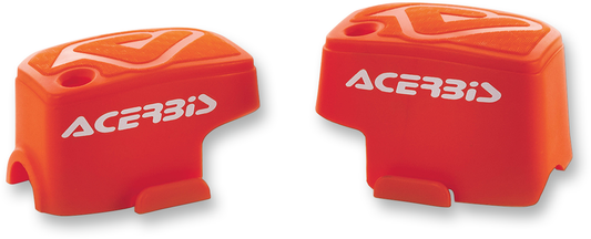 Acerbis Master Cylinder Cover in orange for Brembo brake system, compatible with 2016 motorcycle models.