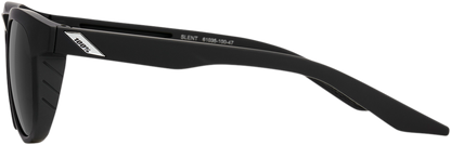 100% Slent Sunglasses - Black - Gray Polarized 61035-100-47 - Howling Moto