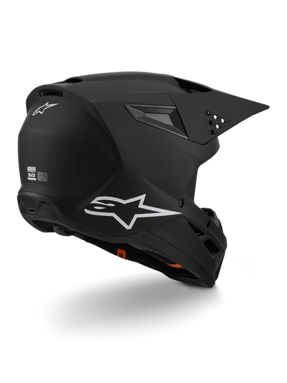 Alpinestars SM3 Solid Helmet | Matte Black MX & Enduro Helmet