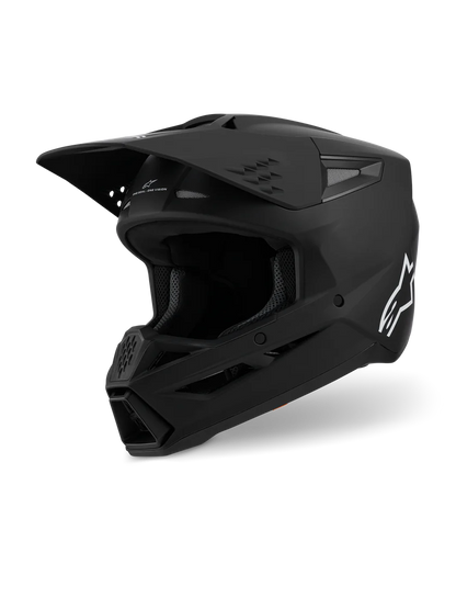 Alpinestars SM3 Solid Helmet | Matte Black MX & Enduro Helmet