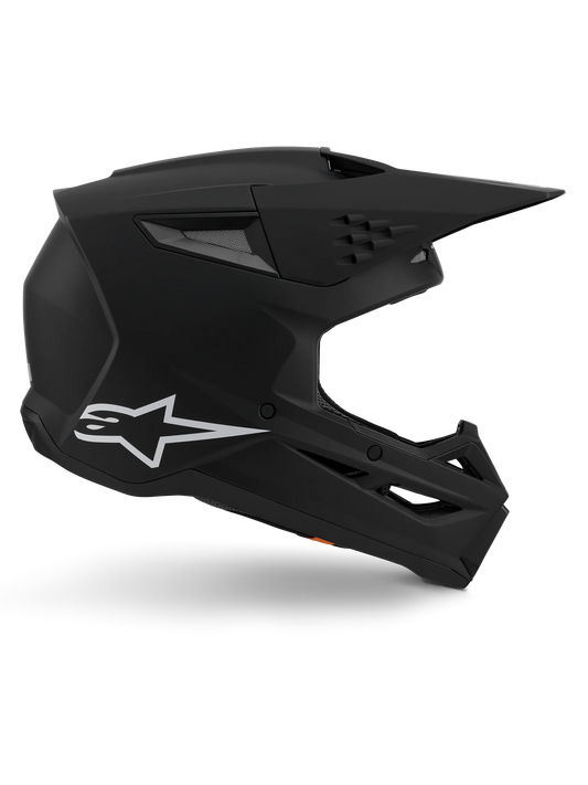 Alpinestars SM3 Solid Helmet | Matte Black MX & Enduro Helmet