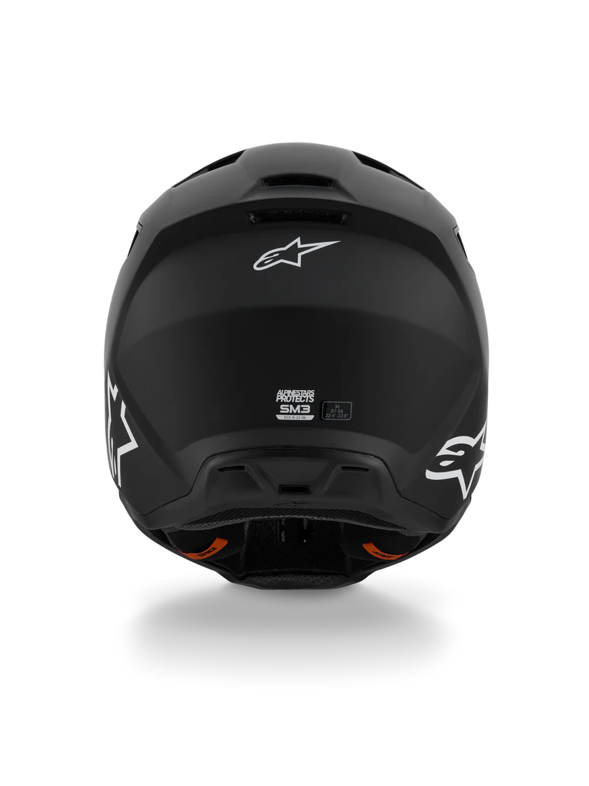 Alpinestars SM3 Solid Helmet | Matte Black MX & Enduro Helmet