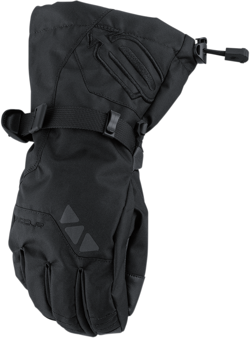Black ARCTIVA Pivot Gloves for small hands, featuring textured grip and flexible design, by Bill's Exhausts.