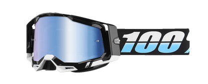 100% Racecraft 2 Goggles - Arkana - Blue Mirror 50010-00023 - Howling Moto