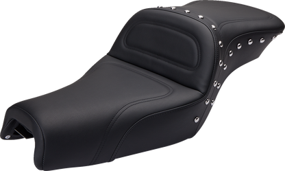 Bill's Exhausts SADDLEMEN Explorer Special Seat XL for Harley-Davidson 2004-2020, showing the black motorcycle seat with textured surface