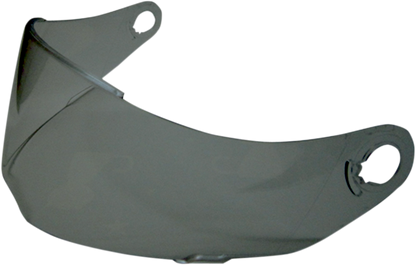 Bill's Exhausts AFX FX-39DS helmet sun shield in dark smoke, external visor with tinted dark smoke finish.