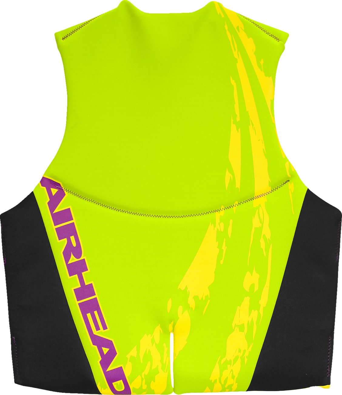 Green AIRHEAD SPORTS GROUP Swoosh vest for water activities, size XS, featuring breathable fabric and sporty design.