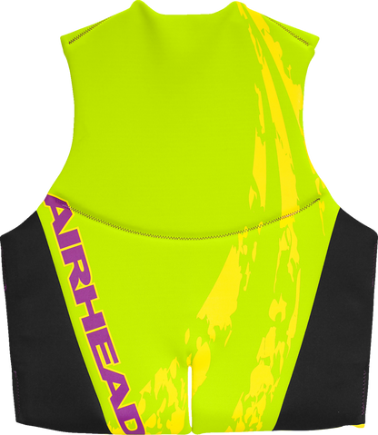 Green AIRHEAD SPORTS GROUP Swoosh Vest for water activities, XL size, designed for water sports by Bill's Exhausts.