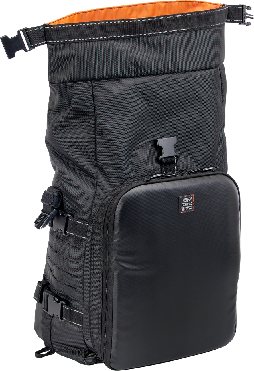 BILTWELL EXFIL-80 Motorcycle Bag - Gen 2 - Black 3014-01 - Howling Moto