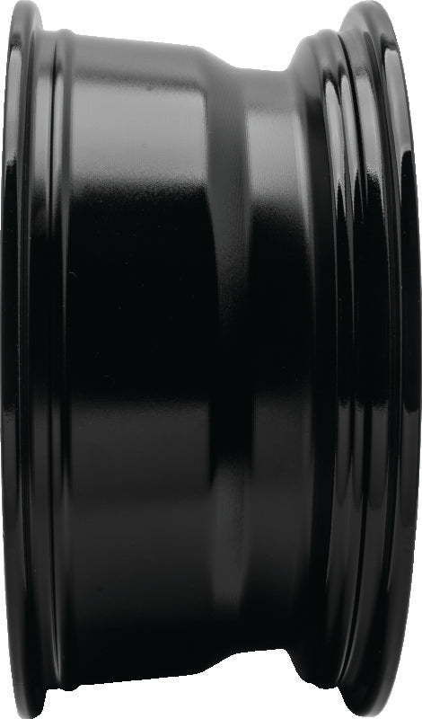 QuadBoss aluminum wheel with 14x7 size and 5+2 offset for powersports vehicles, featuring barbwire design.