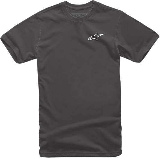 Black and white Alpinestars Neu Ageless T-Shirt in 2XL, featuring a classic crew neck and stylish design.