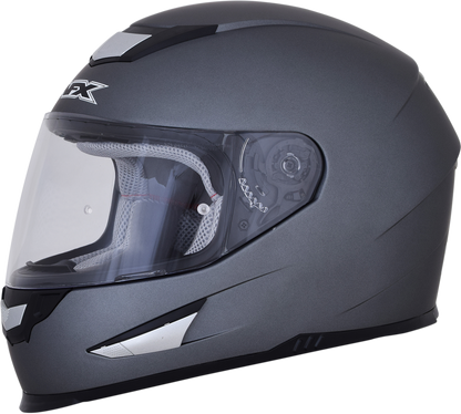 Bill's Exhausts AFX FX-99 helmet in Frost Gray, large size, with a sleek aerodynamic design and clear visor.