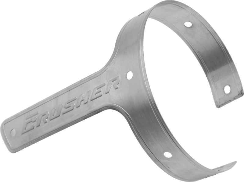 Kuryakyn Mav left replacement 4-inch band with hardware for Maverick exhausts, shown on a motorcycle exhaust system.