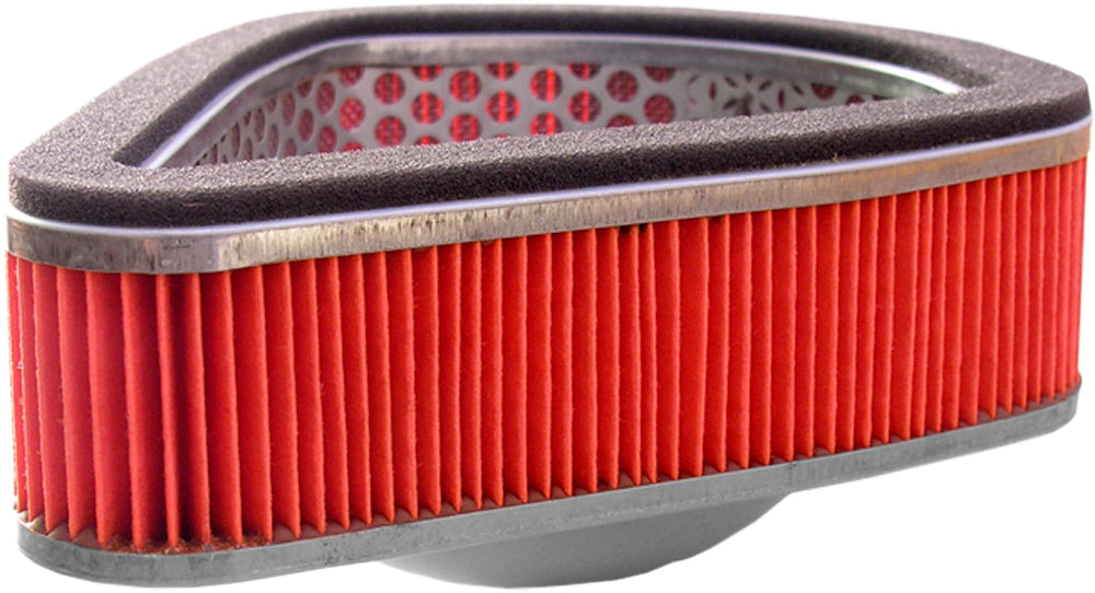 HIFLOFILTRO HFA1928 air filter for high-performance engines, showing the filter's clean, pleated design and durable frame.