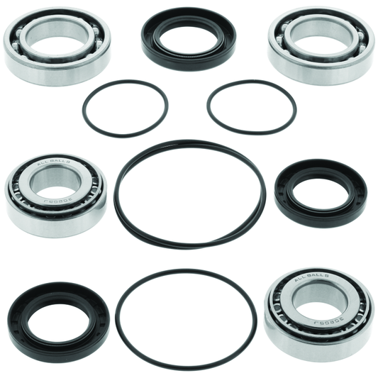 QuadBoss Kawasaki Mule 2510 and 3010 front differential bearing and seal kit, part 417756, with bearing and seal components visible.