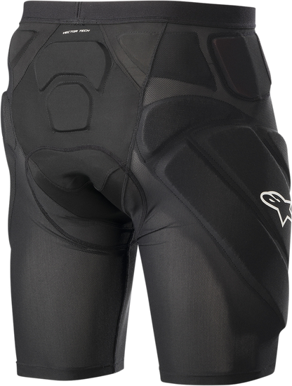 Alpinestars Vector Tech Shorts in black, large size, featuring lightweight fabric and sporty design for active wear.