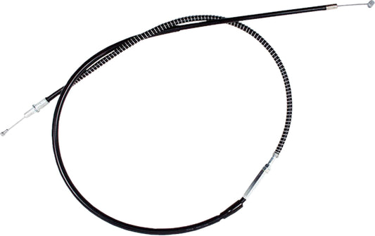 Black vinyl clutch cable for motorcycles by MOTION PRO, model 03-0107, designed for durability and reliable performance.