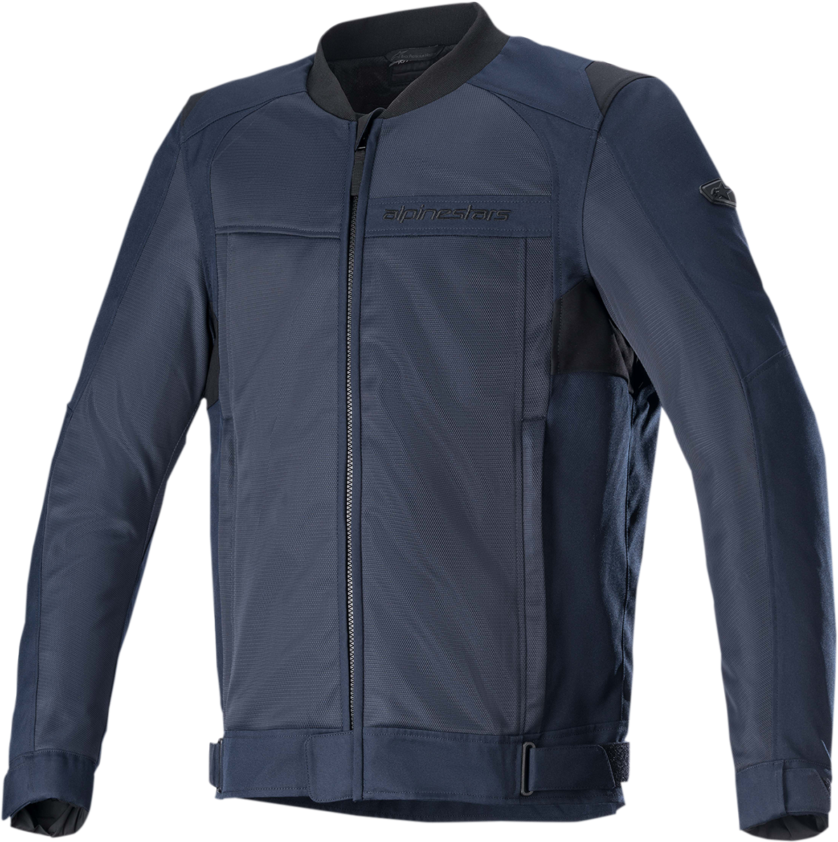 Navy ALPINESTARS Luc V2 Air Jacket in 2XL, featuring lightweight design and visible brand logo, displayed on a plain background.