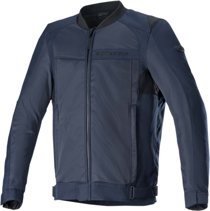 Navy ALPINESTARS Luc V2 Air Jacket in 2XL, featuring lightweight design and visible brand logo, displayed on a plain background.
