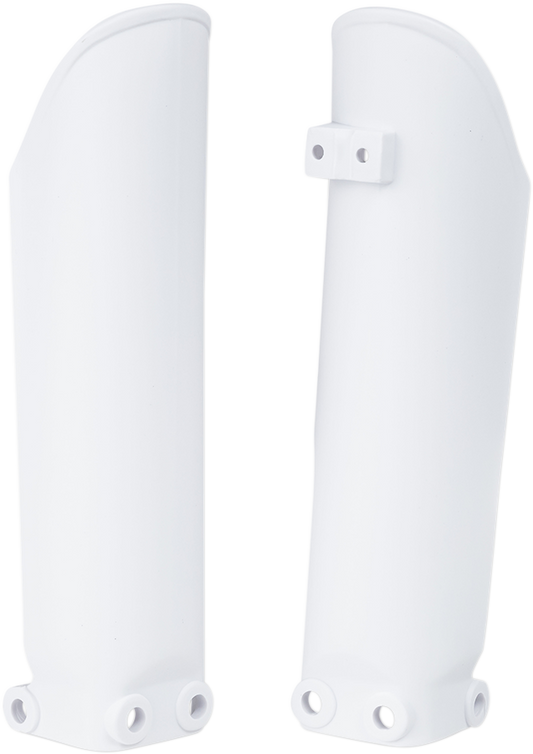 ACERBIS Lower Fork Covers for Inverted Forks - White 2732026811 - Howling Moto