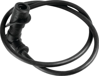 QuadBoss spark plug wire for Polaris RZR and ACE models, replacement part with durable rubber insulation and metal connectors