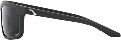 100% Hakan Sunglasses - Gray - Smoke 61036-188-57 - Howling Moto