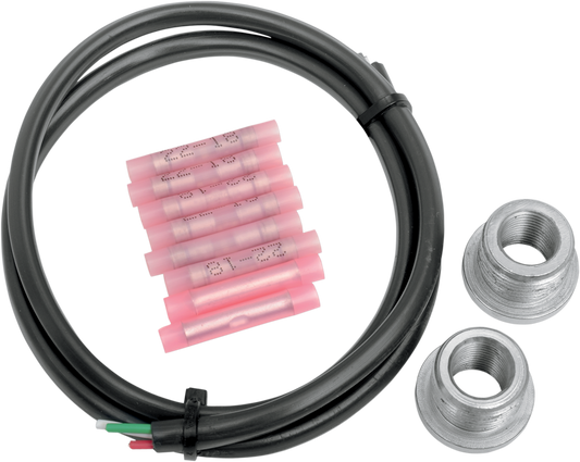 Drag Specialties O2 sensor bung adapter kit 18mm to 12mm, used for motorcycle exhaust systems, part 1861-0594.