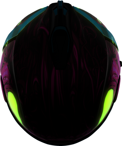 Pink ICON Airform™ helmet for men by Bill's Exhausts, MIPS® safety system, XS size, featuring a sleek helmet design.