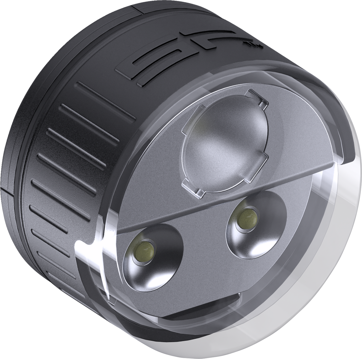 Bill's Exhausts SP CONNECT All-Round LED Light for phone, 200 lumens, mounted on a device with a black background.