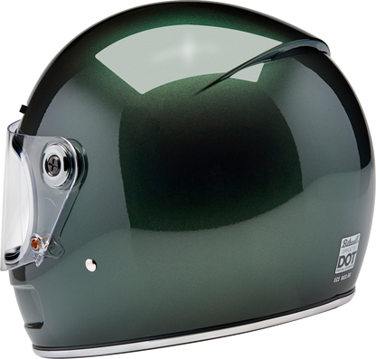 BILTWELL Gringo SV helmet in metallic Sierra green, small size, with sleek design and matte finish, ideal for motorcycle riders.