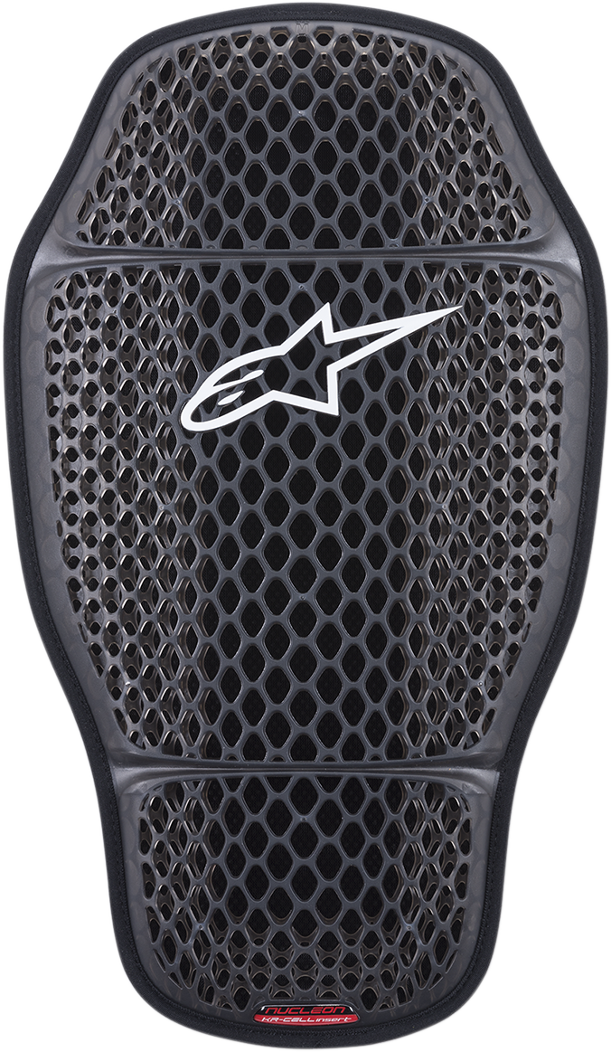 Alpinestars Nucleon KR-Cell back protection insert in large size, showing foam padding and protective design for motorcycle gear.