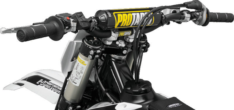 ProTaper Fuzion MX Race Handlebars in black with aluminum construction and ergonomic design for motocross racing.