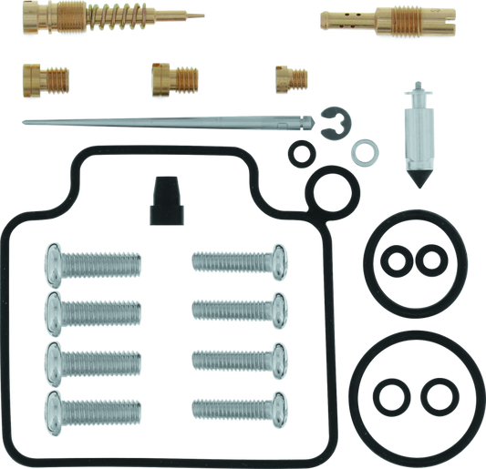 QuadBoss Honda TRX500FE FourTrax Foreman 4x4 ES carburetor repair kit with various gaskets and components for maintenance