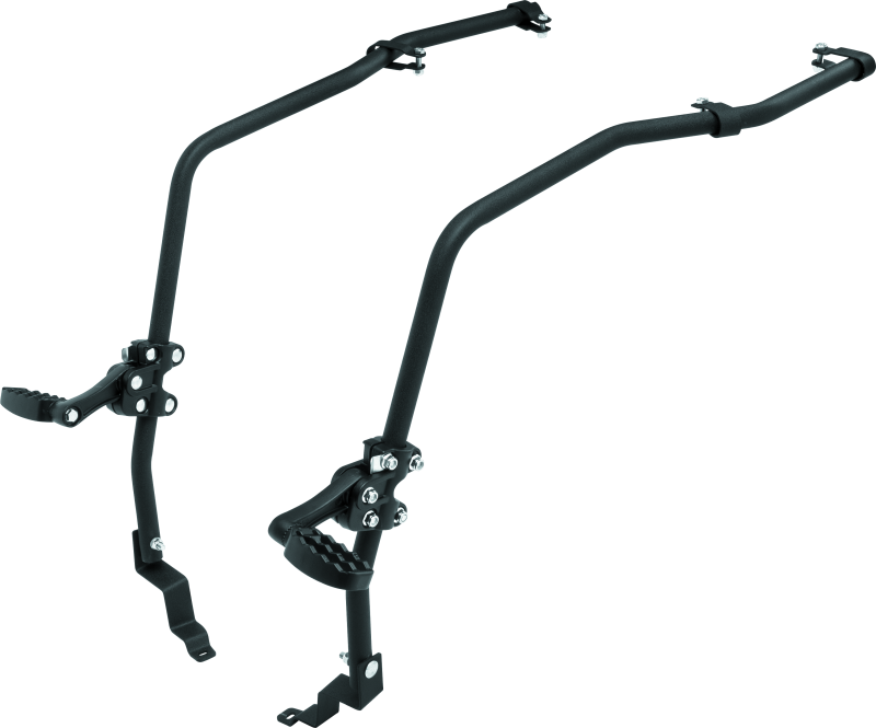 QuadBoss Honda TRX650/680 FourTrax Rincon fender protectors in black, designed to shield fenders from debris and impacts.