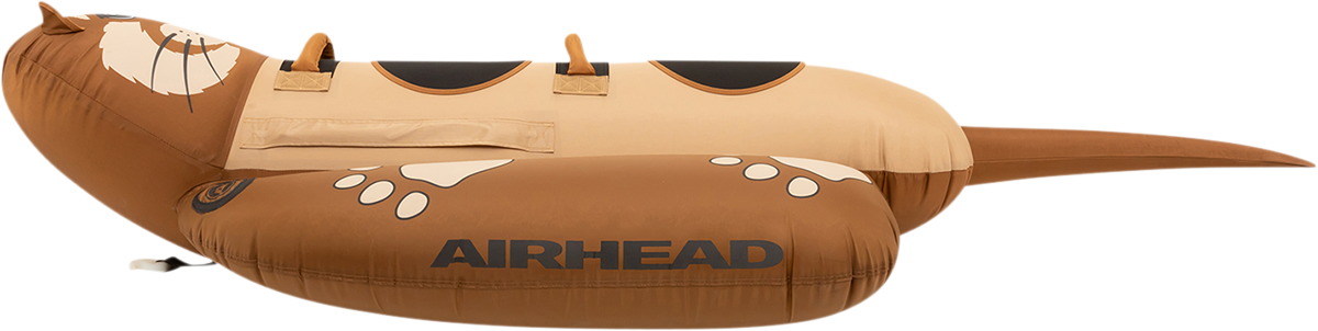 Bill's Exhausts Otter Riding Tube for water sports, inflatable towable boat, designed for fun and water adventure use.