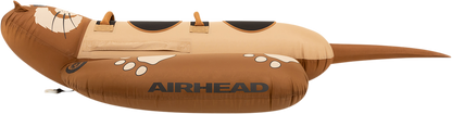 Bill's Exhausts Otter Riding Tube for water sports, inflatable towable boat, designed for fun and water adventure use.