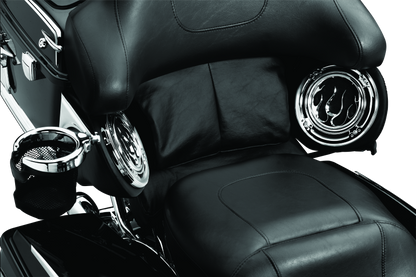 Kuryakyn, Kuryakyn Passenger Drink Holder with Basket for 14-Up Touring Models – Chrome