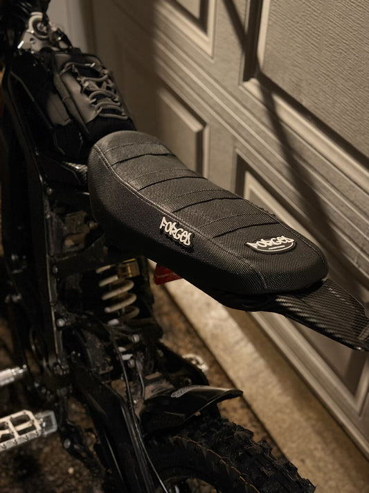 Forged Racing E-Moto Ribbed Seat Cover | Grip Seat Cover for Surron, Talaria & E-Ride