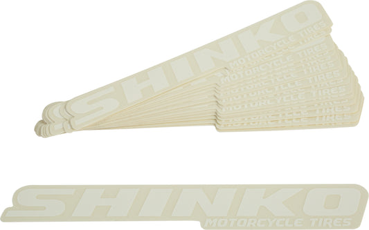SHINKO, Shinko 6-Inch White Decal Pack of 20 - Model 87-8300W