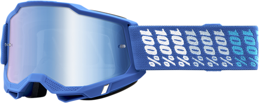 100% Accuri 2 Goggles - Yarger - Blue Mirror 50014-00014 - Howling Moto