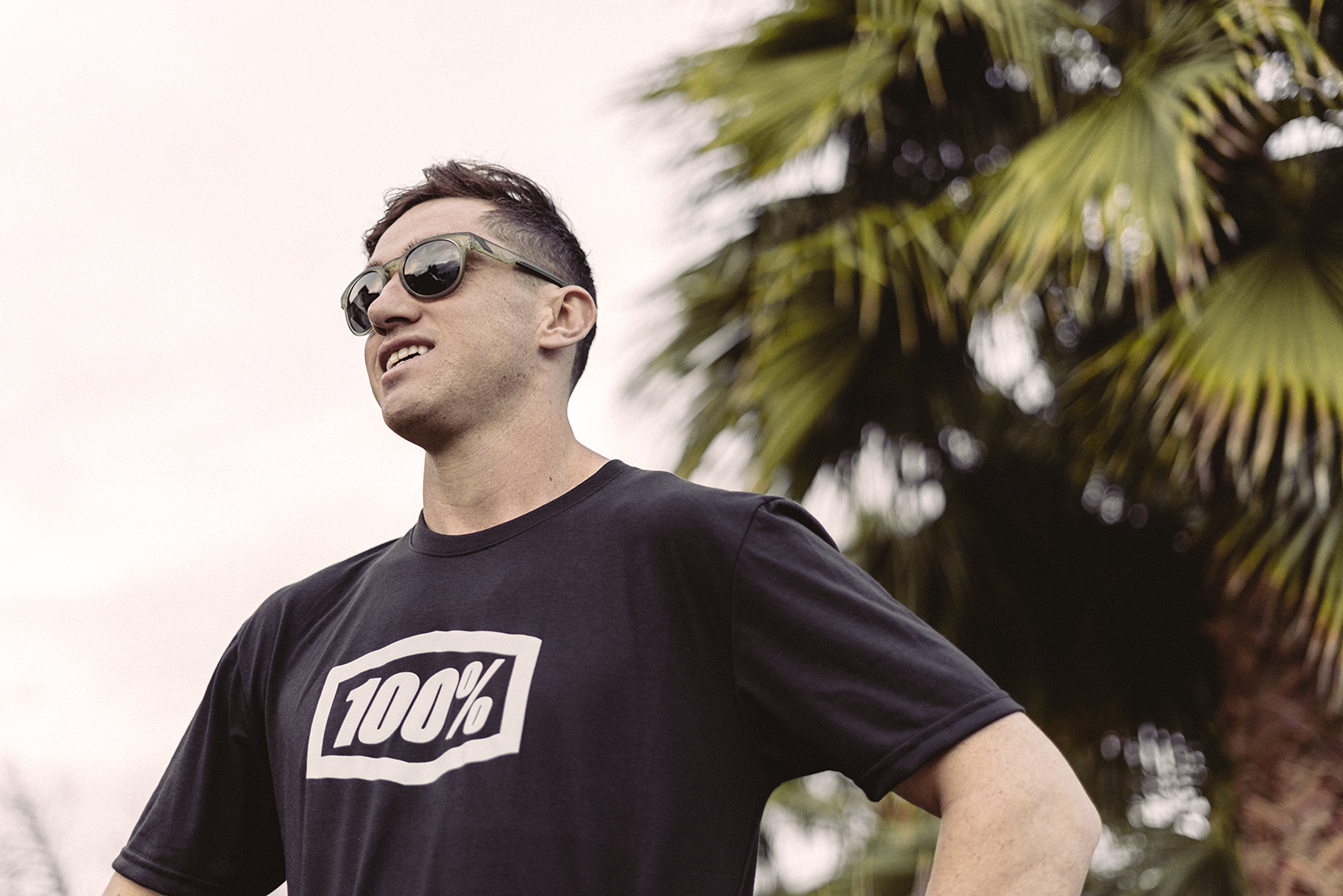 100% Icon T-Shirt - Black - Small 20000-00020 - Howling Moto