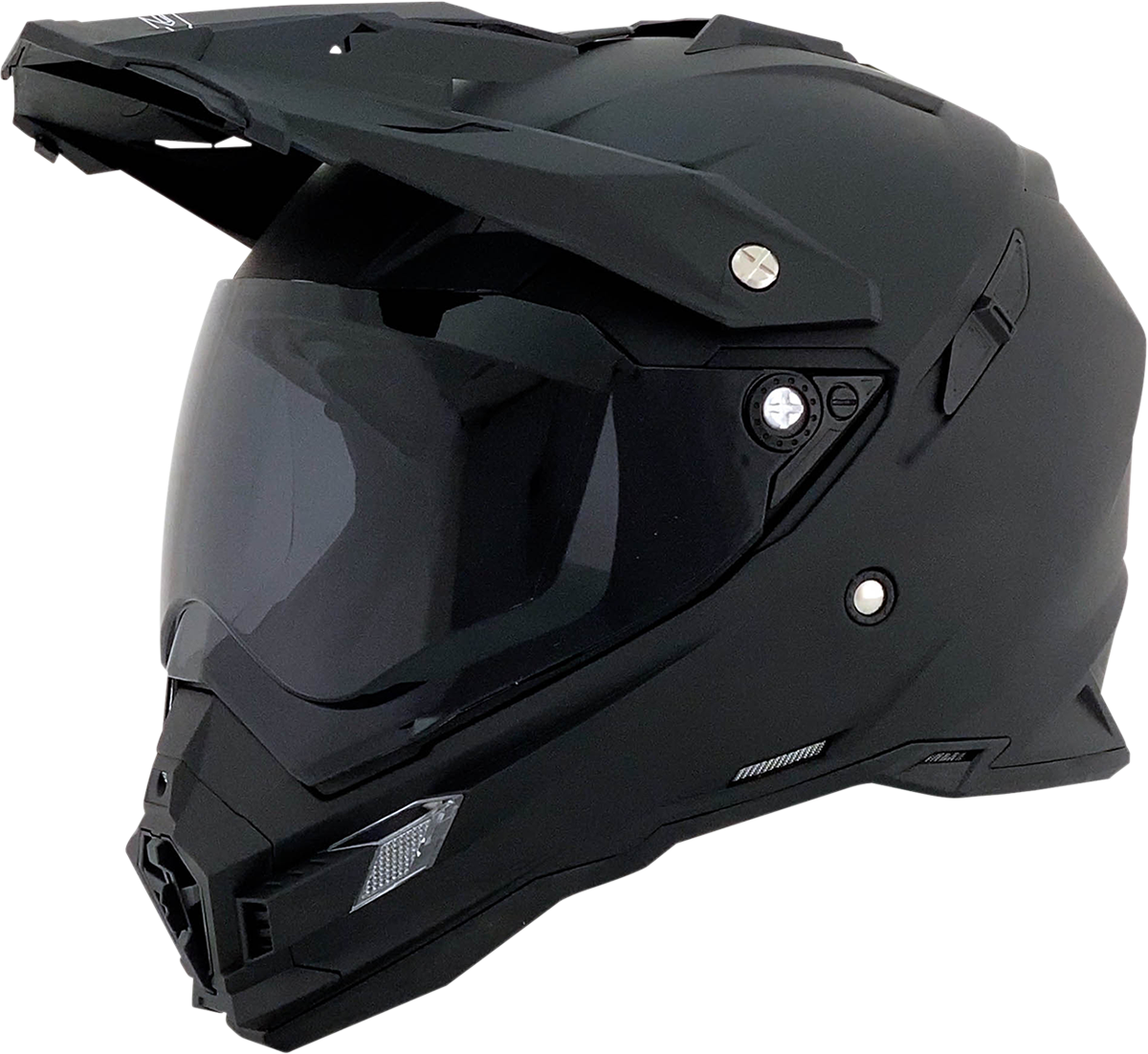 Bill's Exhausts AFX FX-41DS Dark Smoke Shield for motorcycle helmet, outer visor with tinted dark smoke finish.