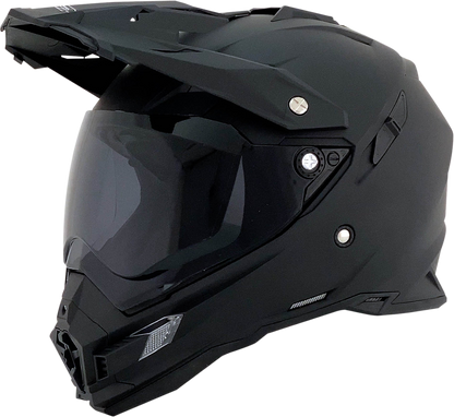 Bill's Exhausts AFX FX-41DS Dark Smoke Shield for motorcycle helmet, outer visor with tinted dark smoke finish.