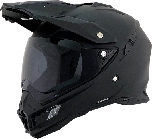 Bill's Exhausts AFX FX-41DS Dark Smoke Shield for motorcycle helmet, outer visor with tinted dark smoke finish.