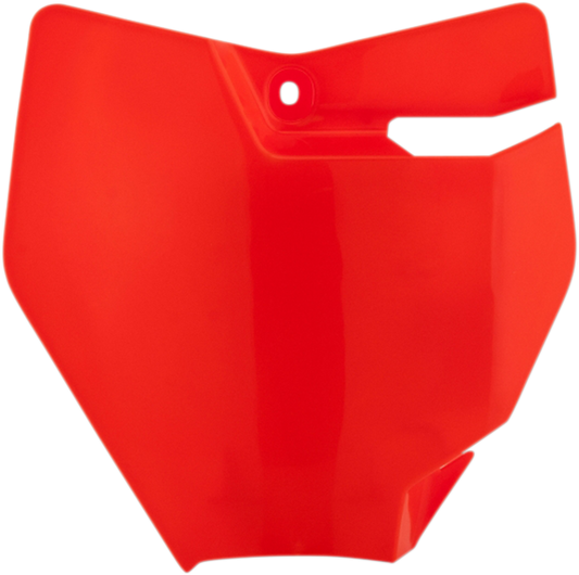 ACERBIS Front Number Plate - Fluorescent Orange 2449404617 - Howling Moto