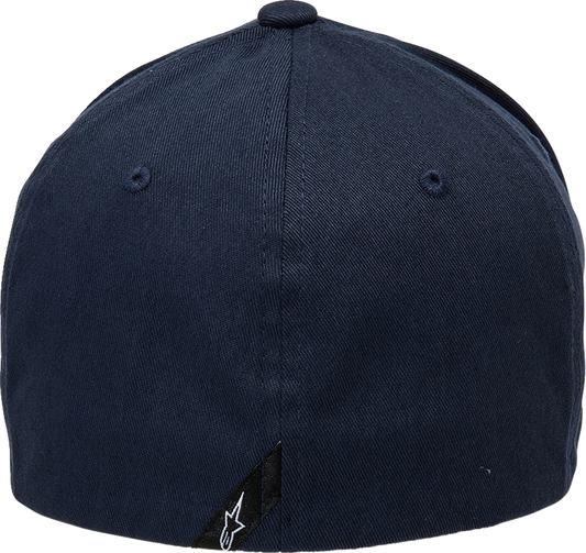 Alpinestars Linear Navy and Red hat in L/XL size showing the branded cap with logo and stylish design.