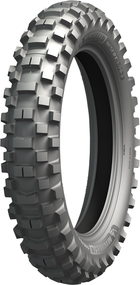 Michelin Desert Race Baja rear tire, 140/80-18, 70R, designed for off-road desert racing vehicles.