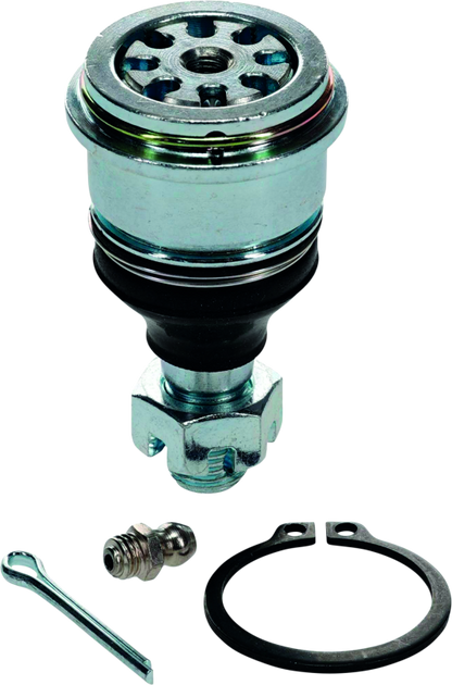 QuadBoss heavy-duty lower ball joint kit for Yamaha Kodiak 450 4WD, showing the durable joint components and hardware.